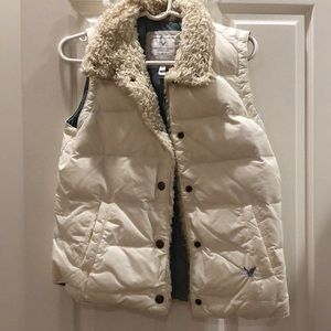 American Eagle Faux Fur-Lined Vest